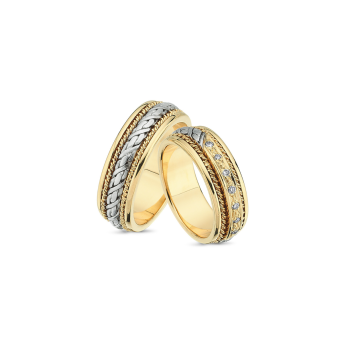 Nuran 14kt Vielsesringe (L1566) - 