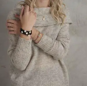 4mm Sølv & Læderarmbånd 