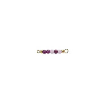 Heiring Multi Mix Amethyst sølvforgyldt top - Heiring