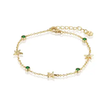 Alura Ocean sølvforgyldt armbånd med zirkonia - Armbånd