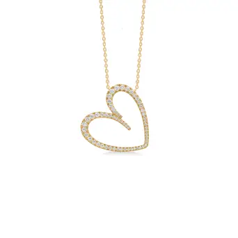 14 kt. vedh. "Diamond Love" 0,50 ct. W.SI - Mads Z