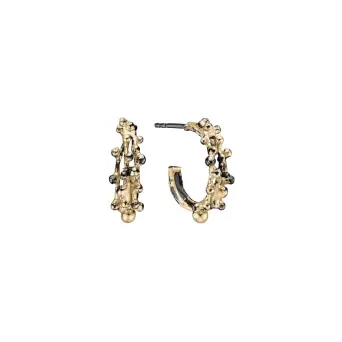 By Birdie Urban Harlem Buds-3 Golden Creol - Øreringe