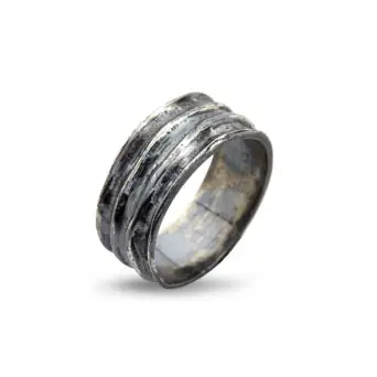 Birdie Mountaineer sølv herre ring - Ringe