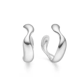 Mads Z Sølv "Avery" creoler - Øreringe