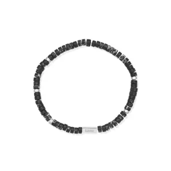 Samie Slim armbånd med sorte perler - Samie Udsalg