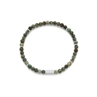 Samie Evolution armbånd med grønne afrikanske turkiser - Samie Udsalg
