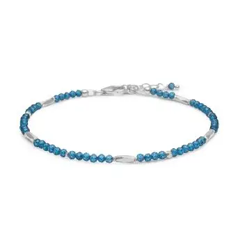 Studio Z Evergreen sølv armbånd med London Blue Topas - Studio Z Udsalg