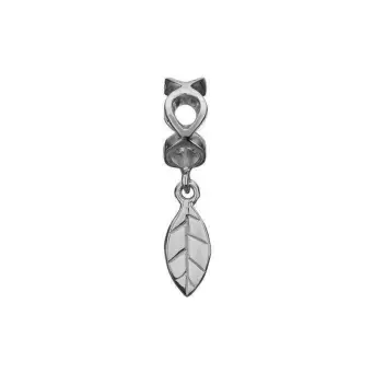 Christina Moving Leaf sølv charm - 4mm Charms