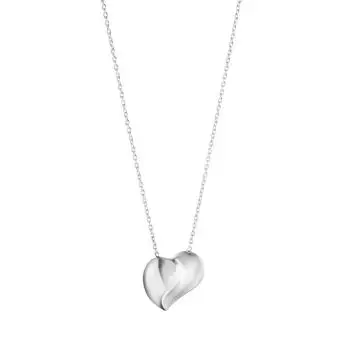 Georg Jensen 2023 Heart sølv halskæde - Georg Jensen Udsalg