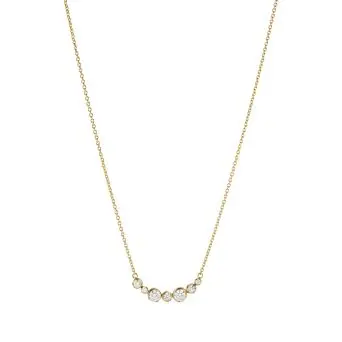 Georg Jensen Signature Diamonds Halskæde m. 0,22ct - Signature Diamonds