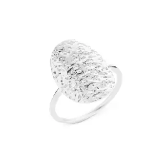 Susanne Friis Bjørner sølv ring med rå overflade - Susanne Friis Bjørner Udsalg