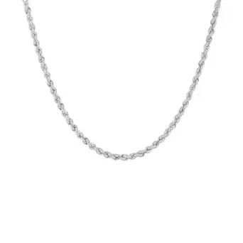 Studio Z sølv cordel halskæde - Studio Z Udsalg