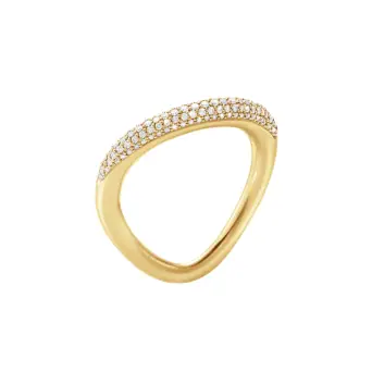 Georg Jensen Offspring 18 kt guld ring med 0.35 ct diamanter - Offspring