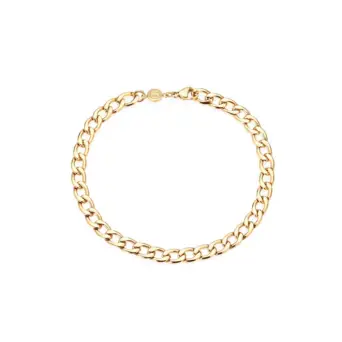 Samie Panzer forgyldt stål armbånd - Samie Udsalg