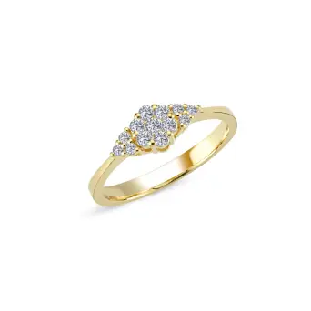 Nuran Lilja 14 kt ring med 0,30 ct brillanter - Nuran
