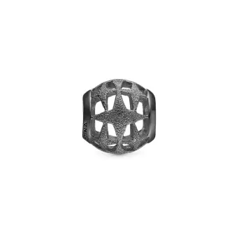 Christina My Sparkling Star sort rhodineret charm - 6mm Charms