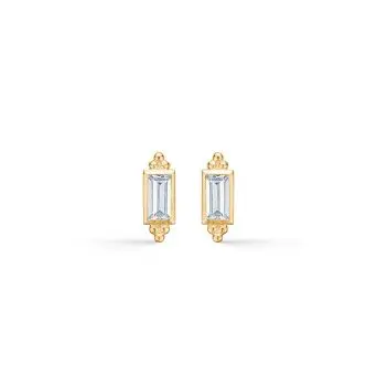 Mads Z Mille 8kt ørestikker med zirkonia - Mads Z Udsalg