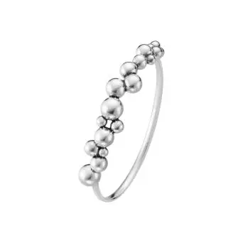 GRAPE CLOSED BANGLE 551C SILVER - Moonlight Grapes