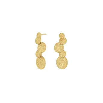 Nordahl Pop52 sølvforgyldte ørehængere - Nordahl Jewellery