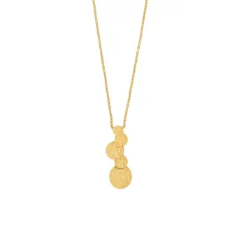 Nordahl Pop52 sølvforgyldt halskæde med vedhæng - Nordahl Jewellery