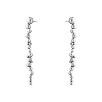 GRAPE LONG EARRING 551Z SILVER - Moonlight Grapes