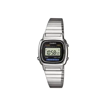 Casio Vintage Digital stål dameur 25mm - 