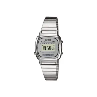 Casio Vintage Digital stål dameur 25mm - 