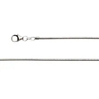 Bastian Inverun Omega Tonda sølv halsring - Bastian Inverun