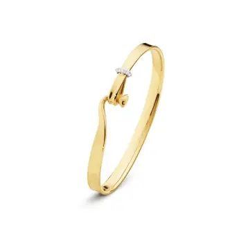Georg Jensen Torun 18 kt armring med 0,08 ct diamant - Vivianna Torun