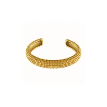 Dansk Copenhagen Oblong forgyldt stål armring - 