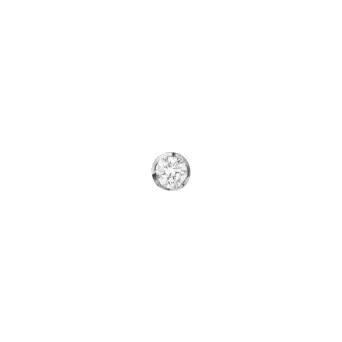 GJ SIGNATURE SOLITAIRE EARSTUD 1652B WG DIAMOND 0.10 CT - Signature Diamonds